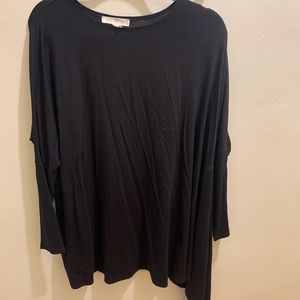 Mimu maxi cascade top - tee material